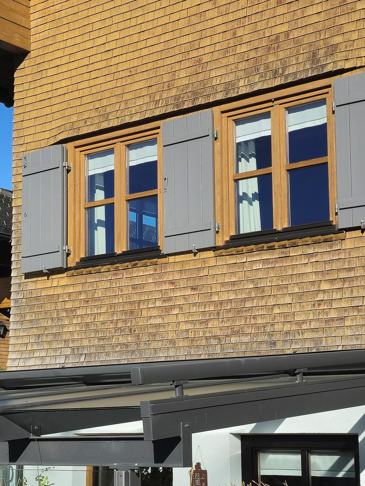 Vorher bild der Fenster