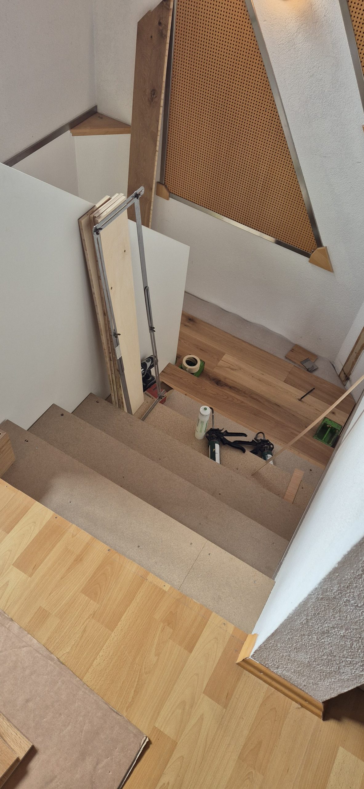 Bau einer Treppenrenovation