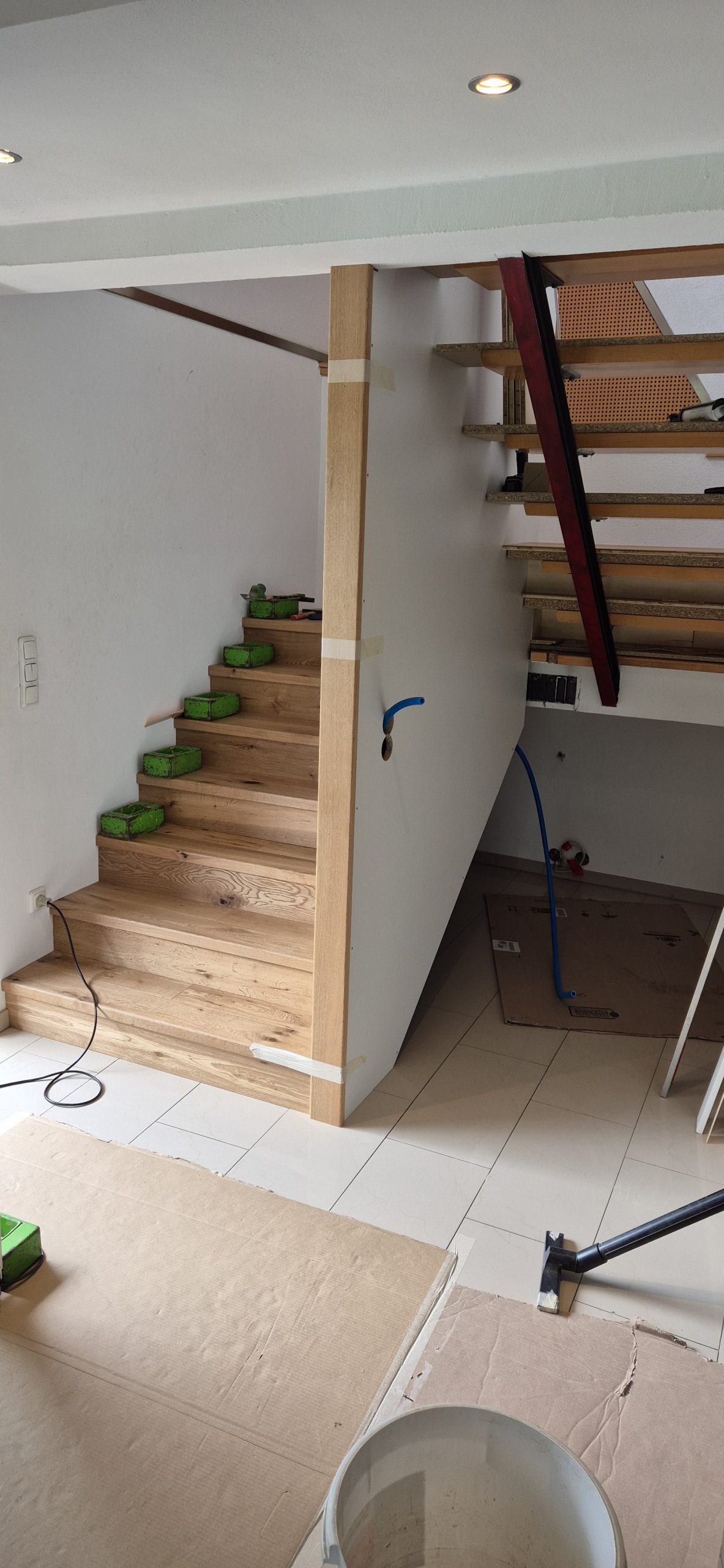 Bau einer Treppenrenovation