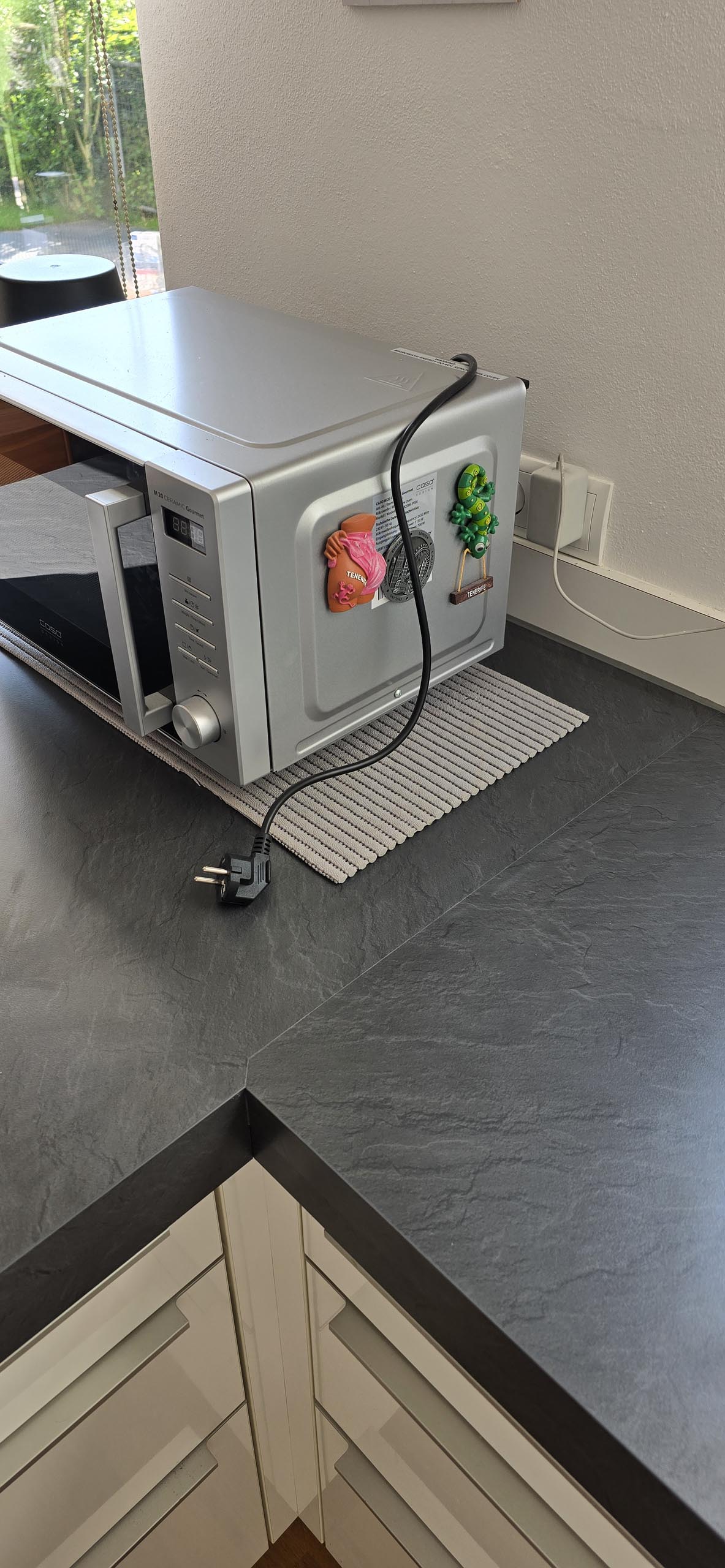 Arbeitsplatte Steinoptik, sStoß