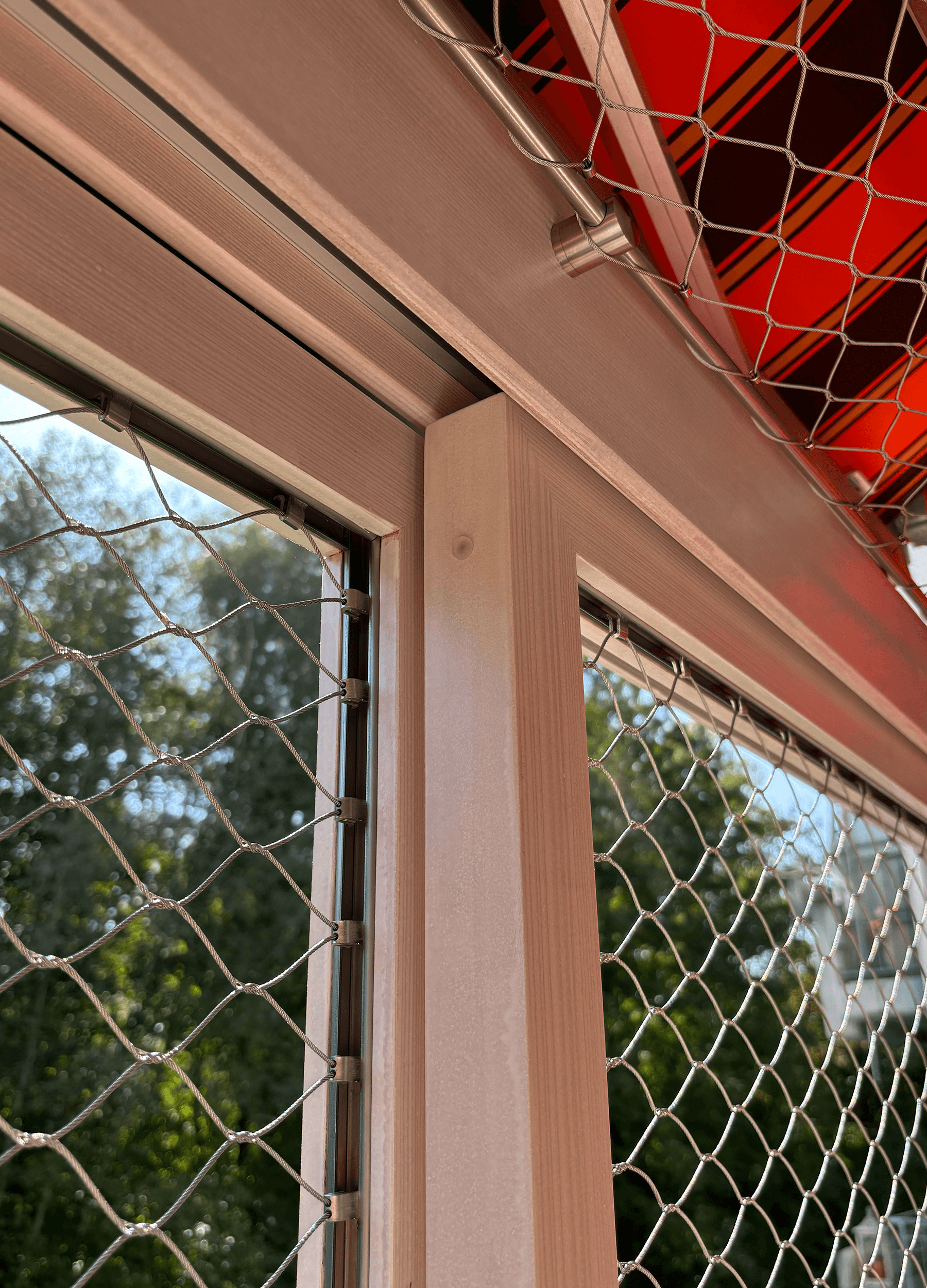 Balkonverbau Detail Türe