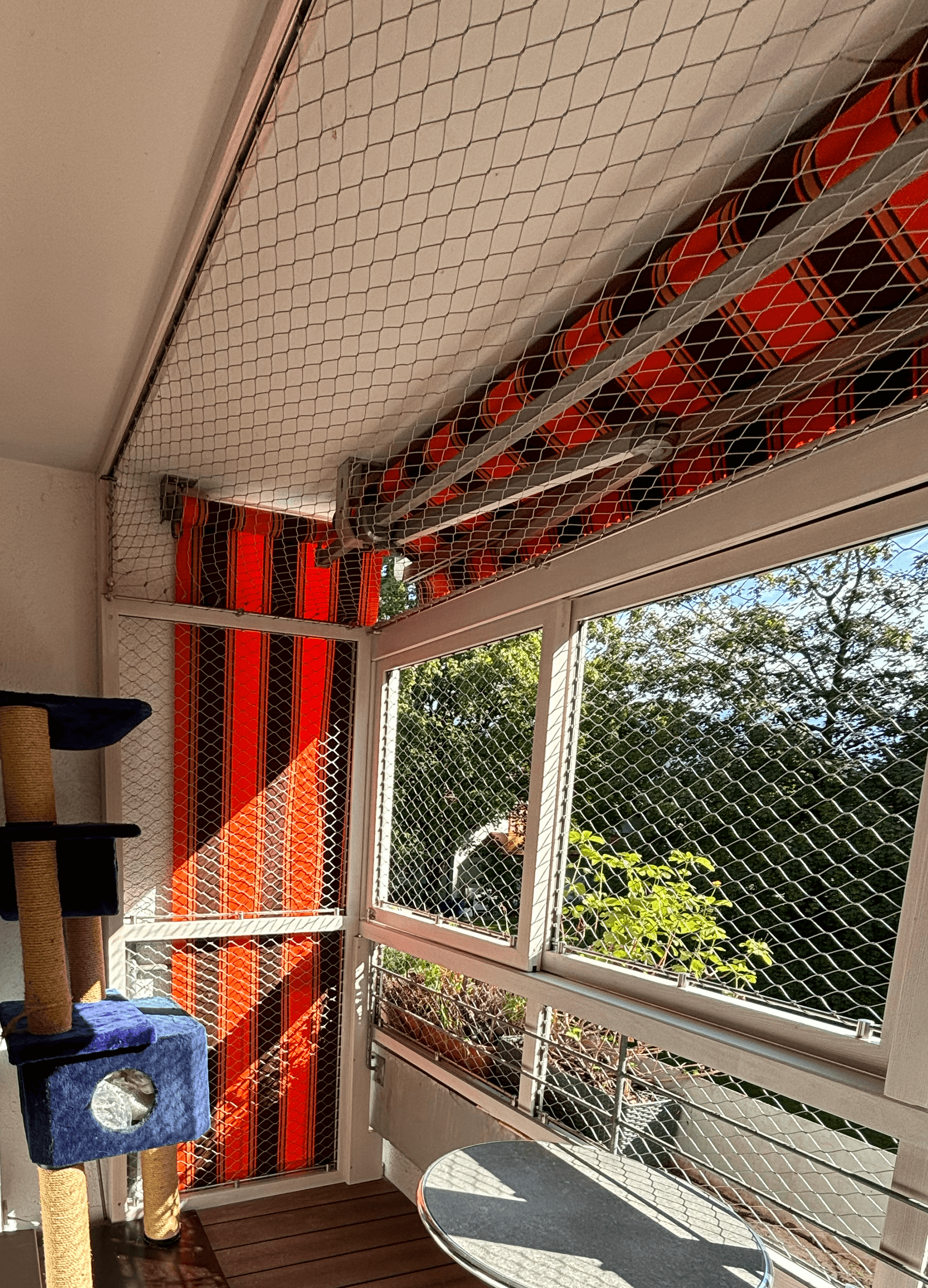 Balkonverbau Katzensicher nach mass