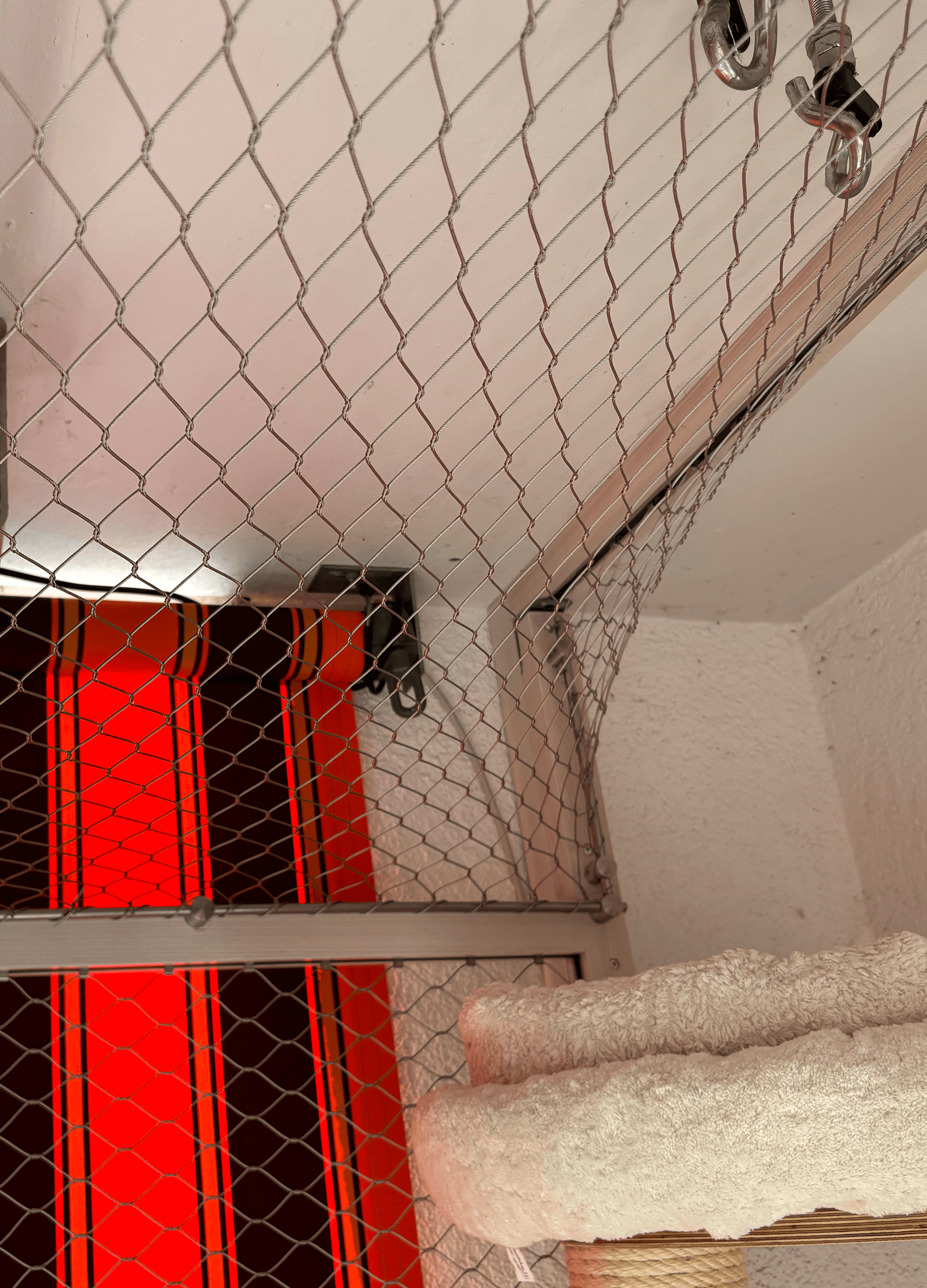 Massivholz Balkonverbau Katzensicher