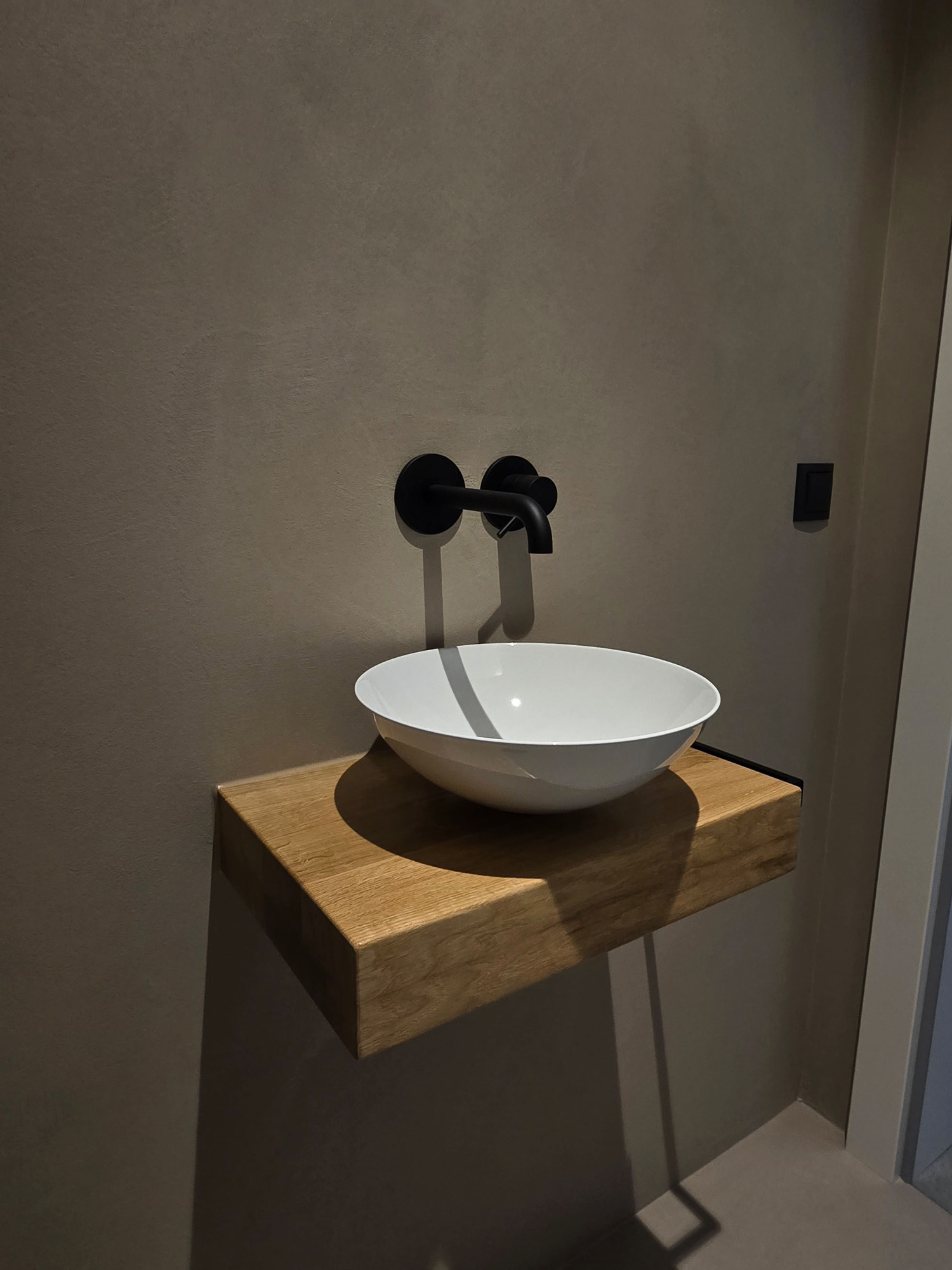 Waschtisch Eiche minimalistisch