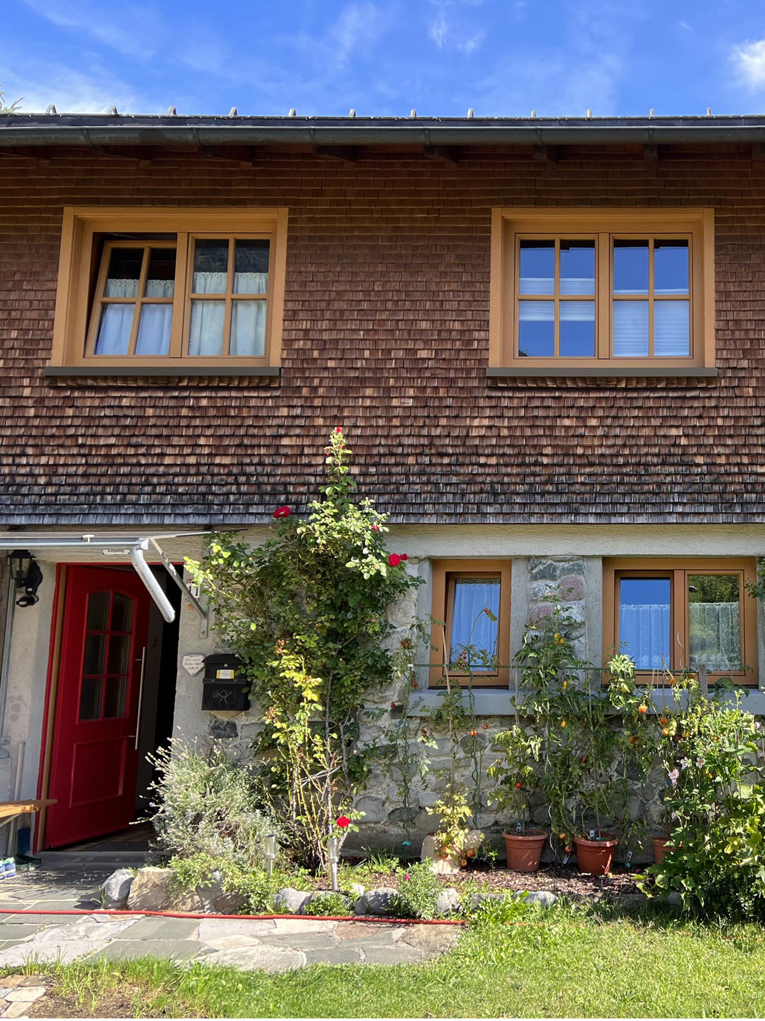 Fenster Renovation Aluminium Eiche