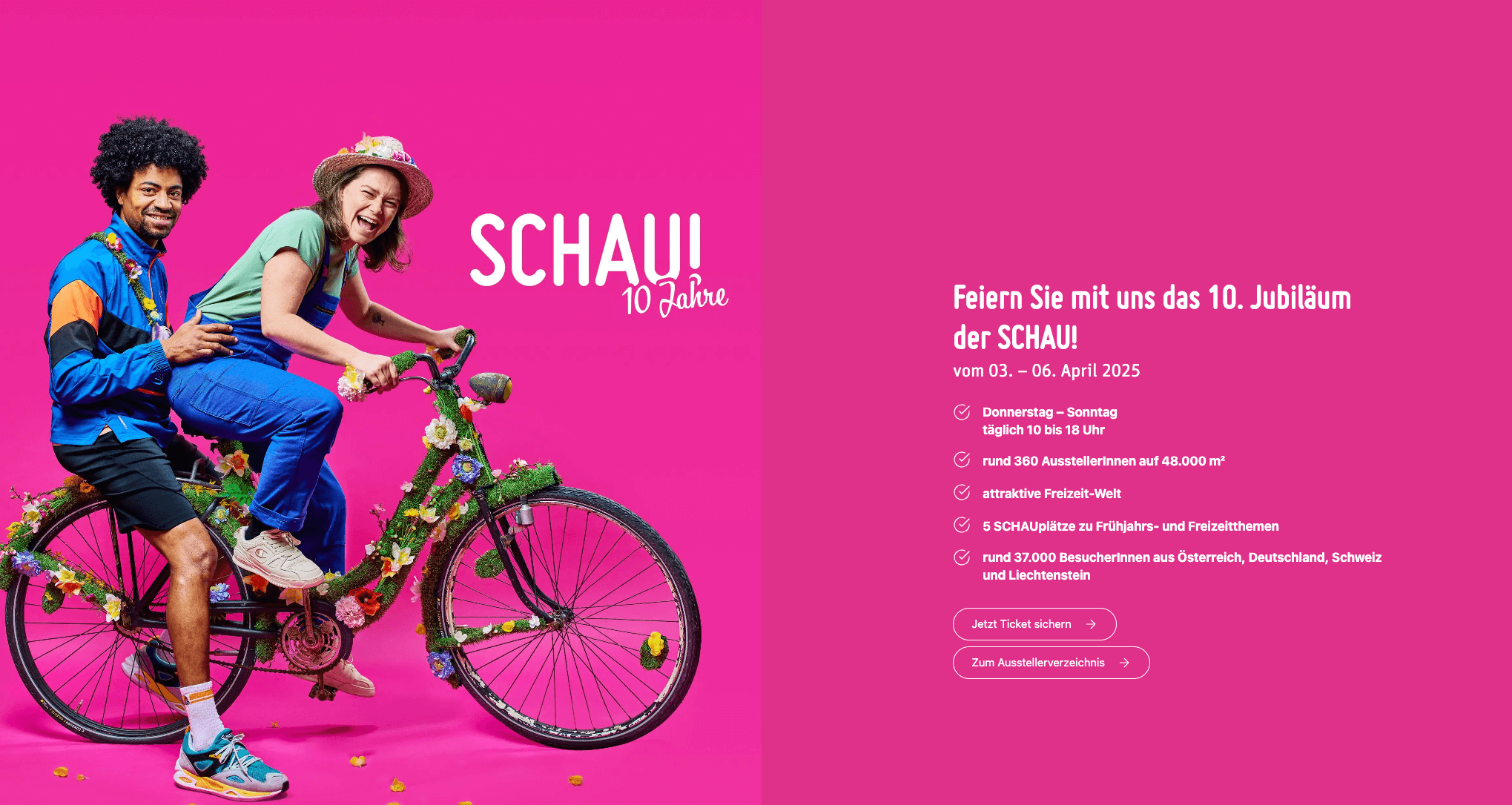 Bild für die Frühjahrsmesse Schau! in Dornbirn