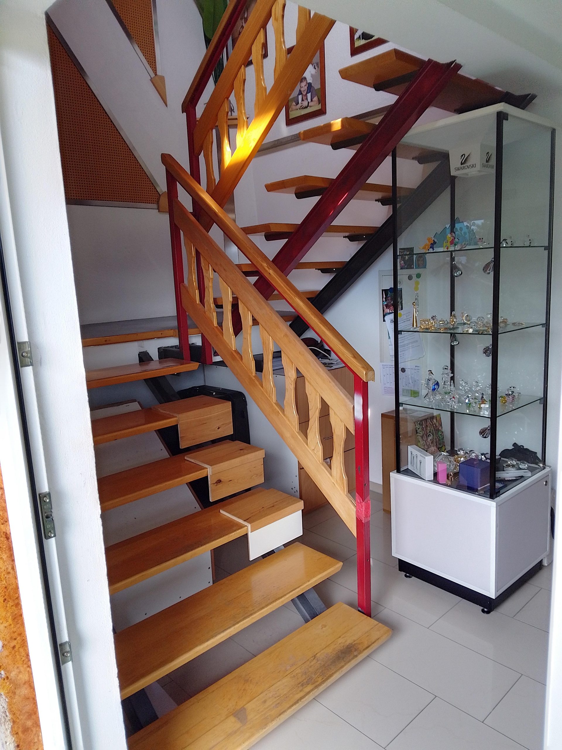 vorher Foto einer Treppenrenovation