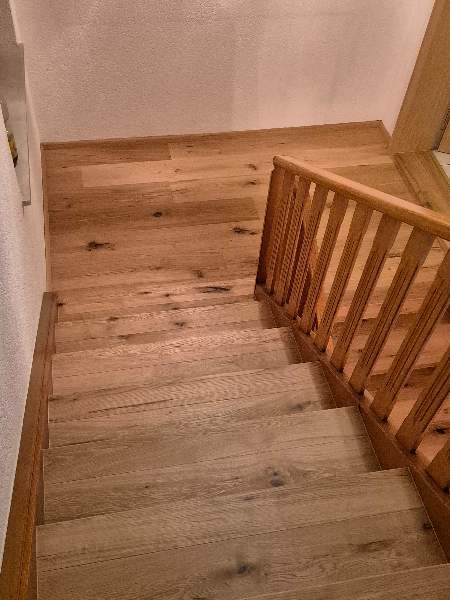 Treppe eiche rustikal