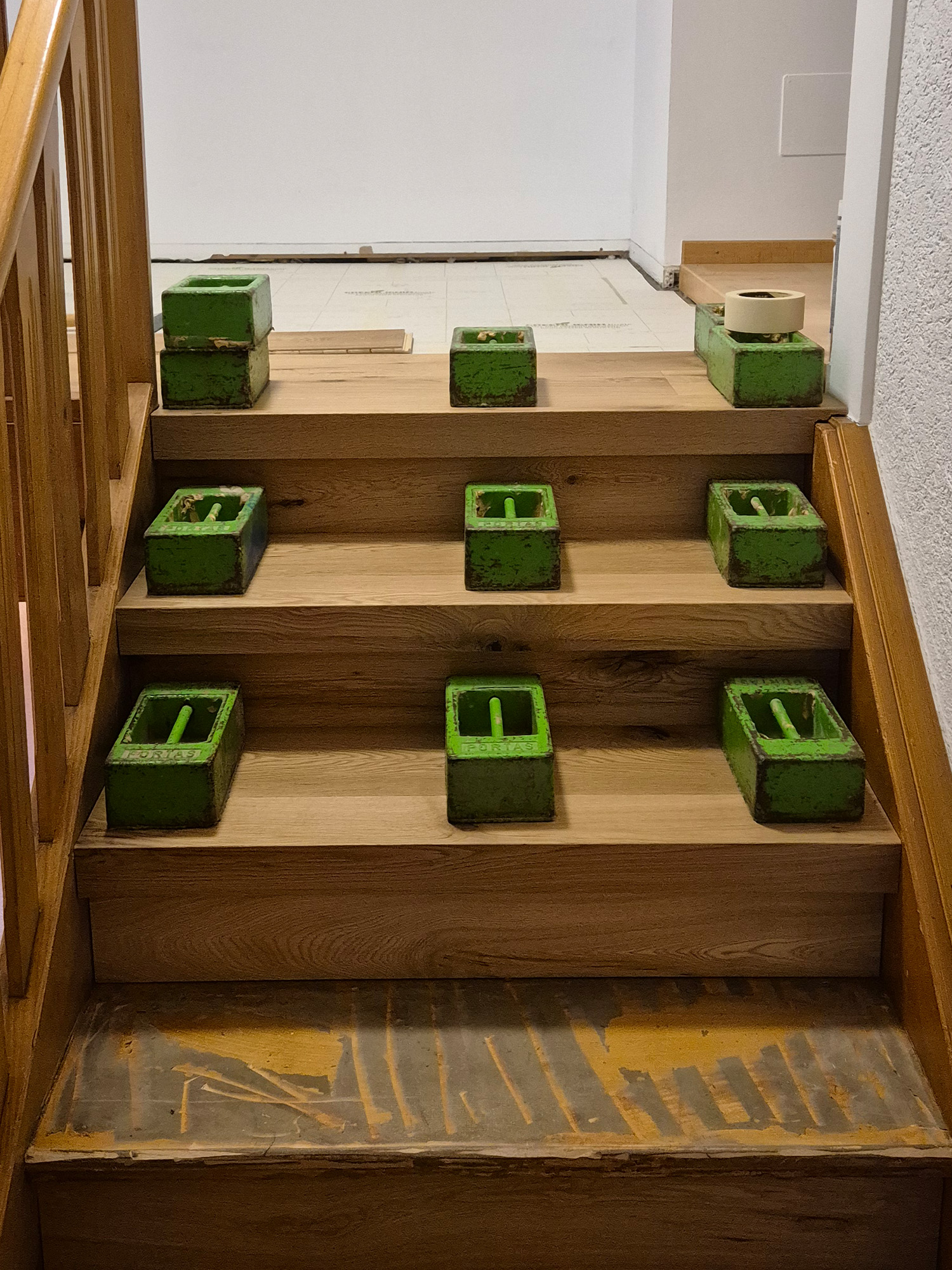Treppen Renovierung im bau