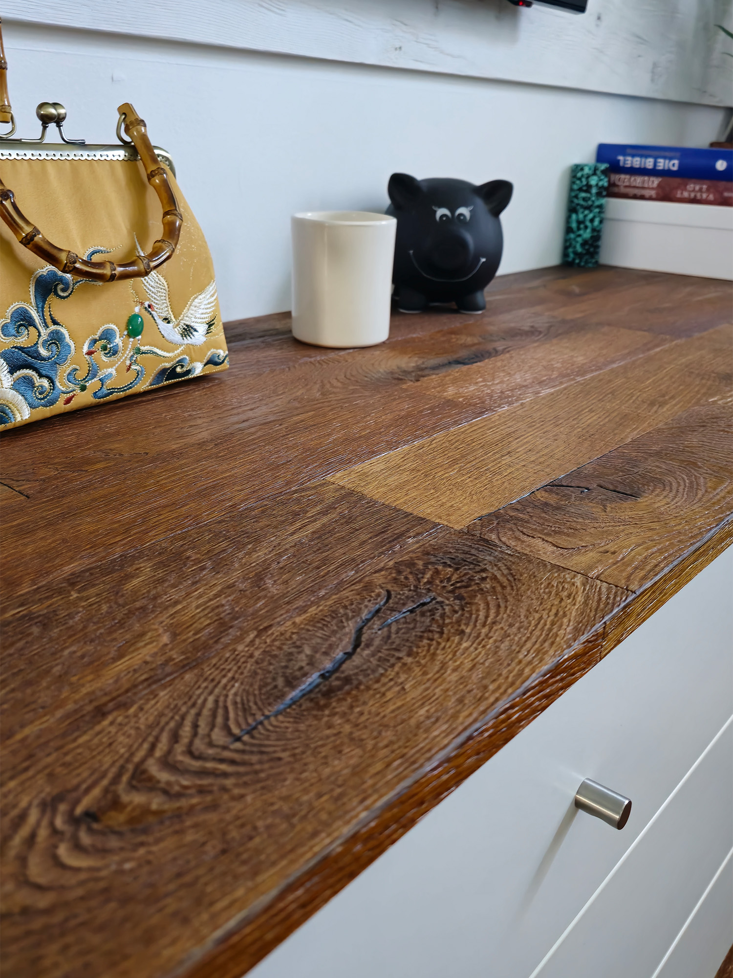Wohnzimmer Möbel Massivholz Ablage
